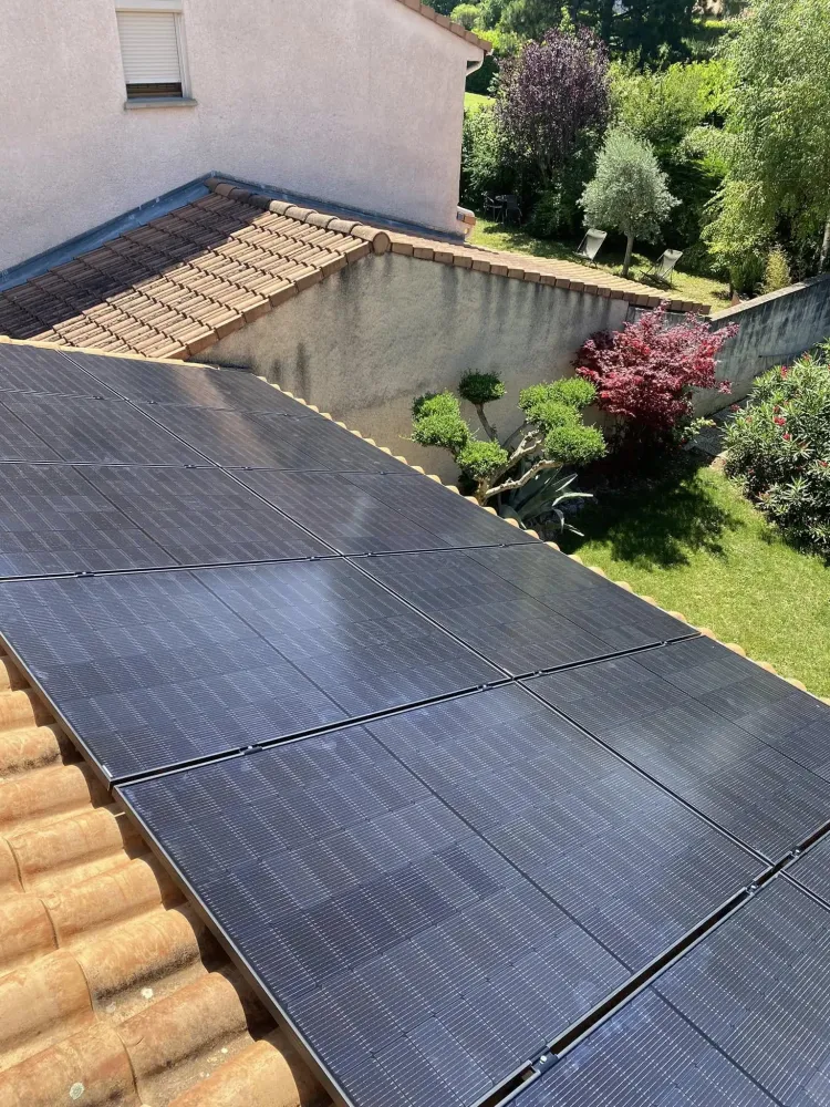 Panneau solaire à Montoison